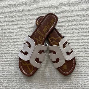 Sam Edelman white sandals
